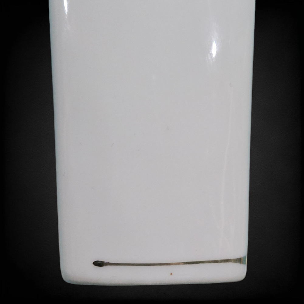 1950s Vintage Porcelain Decanter Floral Gold Trim Cork Stopper Mid-Century Cruet - Picture 14 of 16